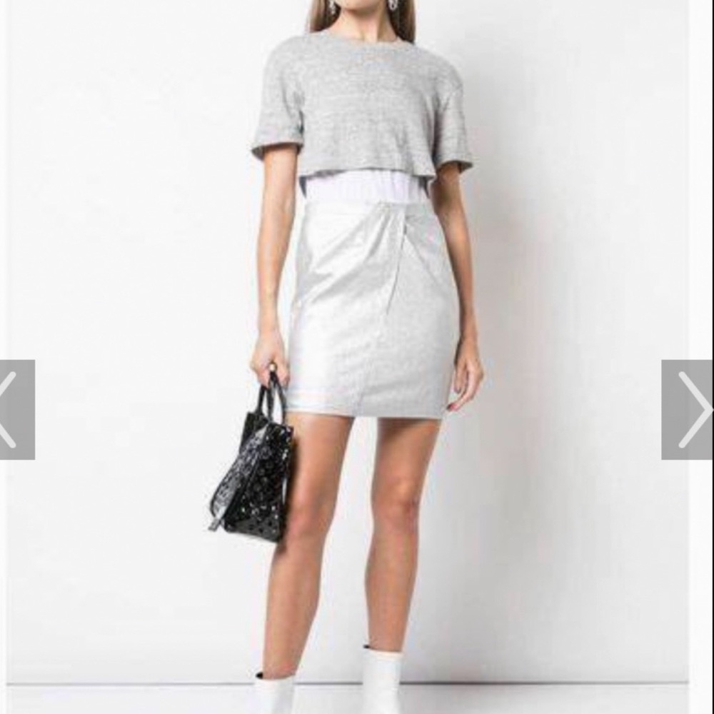 RtA MINI DRESS ONE PIECE DESIGN FOR A LAYERED LOOK IN A FITTED SILHOUETTE SIZE S